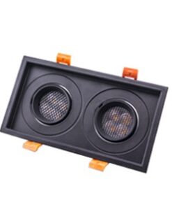 ROTA-S2 MR16 สีดำ Honeycomb