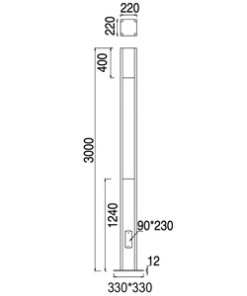 Alternative view of ZINO-S/ LED 25W