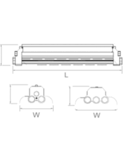 Alternative view of โคมกันระเบิด หลอดT8 1x36W (120cm.)