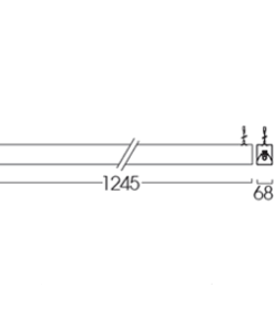 Alternative view of โคมไฟห้อยฟลูออเรสเซนต์ LPLP/1L 1*36W