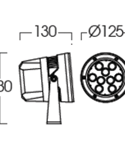 Alternative view of FLL 210-S LED15W