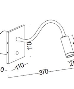 Alternative view of FLEXTOR LED 3W