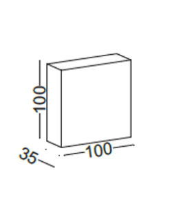 Alternative view of FLAT-1 LED 1x3W