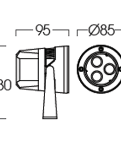 Alternative view of FLL 200-S LED 6W