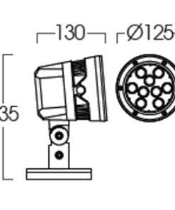 Alternative view of FLL 210-B LED 15W