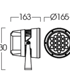 Alternative view of FLL 220-S LED 30W