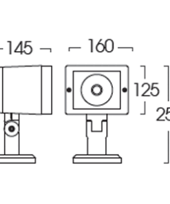 Alternative view of FLL 310-B LED 20W