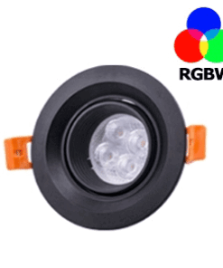 ROTA-R MR16 RGBW 24V 8W สีดำ