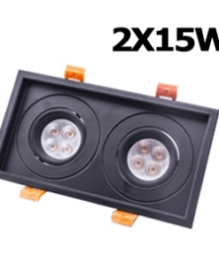 ROTA-S2 MR16 2x15W สีดำ