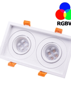 ROTA-S2 MR16 RGBW 24V 2x8W สีขาว