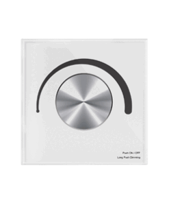 0-10V Dimmer Rotary Panel  T18-2 สีขาว