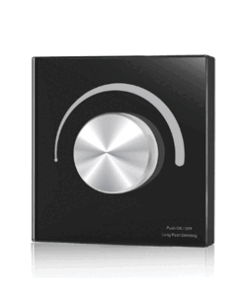 0-10V Dimmer Rotary Panel T18-2 สีดำ